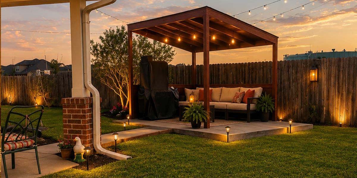 Houston Concrete Patio